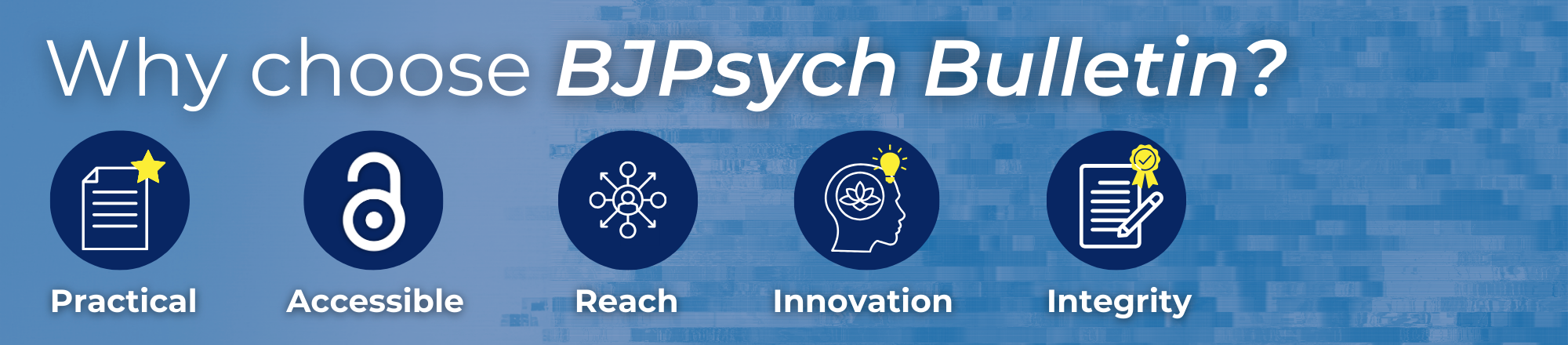 Why Choose BJPsych Bulletin