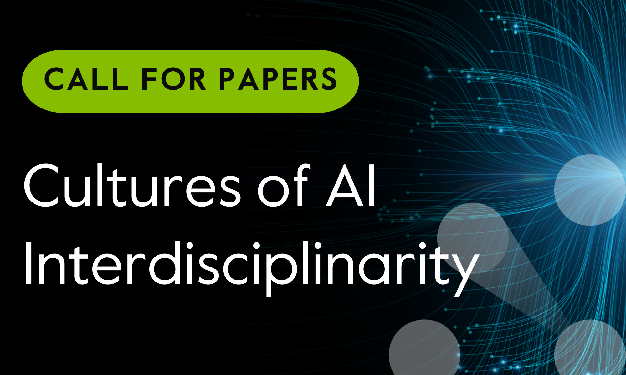 Call for Papers Cultures on AI Interdiciplinarity