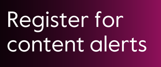 Register for Content Alerts