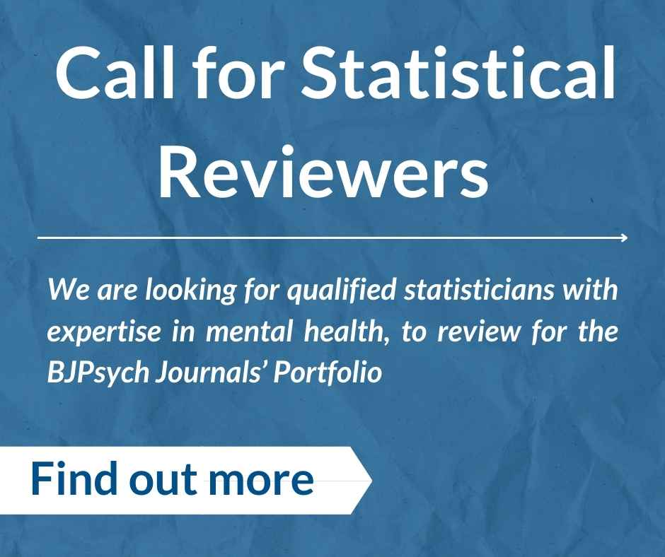 Call for Statistical Reviewers  - Click to find out more