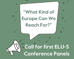 Banner linking to call for panels for ELUS conference